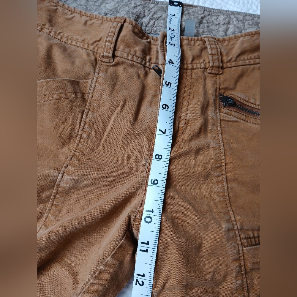 Athleta Mustard Yellow Dipper Cargo Pants Size 6 - Picture 7 of 8